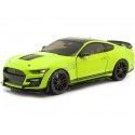 Cochesdemetal.es 2020 Ford Mustang Shelby GT500 Fast Track Grabber Lime 1:18 Solido S1805902
