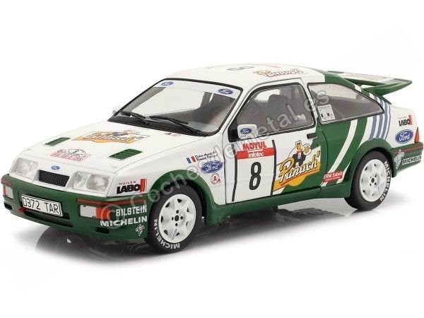 Cochesdemetal.es 1988 Ford Sierra RS Cosworth Nº8 Auriol/Occelli Ganador Rallye Tour de Corse 1:18 Solido S1806102