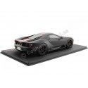 Cochesdemetal.es 2017 Ford GT Negro Mate/Naranja Competición 1:18 TopSpeed TS0092
