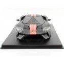 Cochesdemetal.es 2017 Ford GT Negro Mate/Naranja Competición 1:18 TopSpeed TS0092