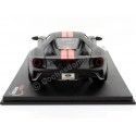 Cochesdemetal.es 2017 Ford GT Negro Mate/Naranja Competición 1:18 TopSpeed TS0092