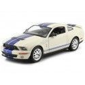 Cochesdemetal.es 2007 Ford Shelby Cobra GT500 Blanco Hueso 1:24 Welly 22473
