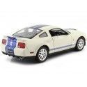 Cochesdemetal.es 2007 Ford Shelby Cobra GT500 Blanco Hueso 1:24 Welly 22473