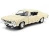 Cochesdemetal.es 1968 Chevrolet Chevelle SS 396 Beige 1:24 Welly 29397