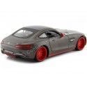 Cochesdemetal.es 2014 Mercedes-Benz GT AMG (C190) Gris Gunmetal 1:24 Maisto Design 32505