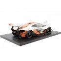 Carsdemetal.es 2013 McLaren P1 Silver / Orange GTR 1:18 Vrai Scale TSM181006R