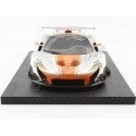 Carsdemetal.es 2013 McLaren P1 Silver / Orange GTR 1:18 Vrai Scale TSM181006R