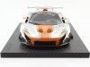 Carsdemetal.es 2013 McLaren P1 Silver / Orange GTR 1:18 Vrai Scale TSM181006R