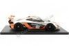 Cochesdemetal.es 2013 McLaren P1 GTR Plateado/Naranja 1:18 True Scale TSM181006R