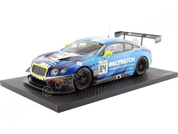 Cochesdemetal.es 2015 Bentley Continental GT3 Blancpain GT Series Moscou 1:18 Vrai Scale TSM181013R