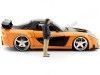 Cochesdemetal.es 2006 Mazda RX-7 "Fast & Furious + Figura Han" Naranja/Negro 1:24 Jada Toys 33174/253205002