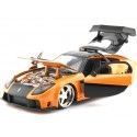 Cochesdemetal.es 2006 Mazda RX-7 "Fast & Furious + Figura Han" Naranja/Negro 1:24 Jada Toys 33174/253205002