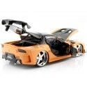 Cochesdemetal.es 2006 Mazda RX-7 "Fast & Furious + Figura Han" Naranja/Negro 1:24 Jada Toys 33174/253205002