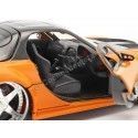 Cochesdemetal.es 2006 Mazda RX-7 "Fast & Furious + Figura Han" Naranja/Negro 1:24 Jada Toys 33174/253205002