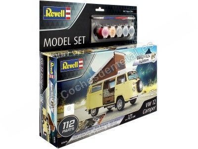 Cochesdemetal.es 1973 Volkswagen Type 2 Camper "Kit de modèle en plastique" 1:24 Revell 67676