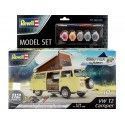 Cochesdemetal.es 1973 Volkswagen Type 2 Camper "Kit de modèle en plastique" 1:24 Revell 67676