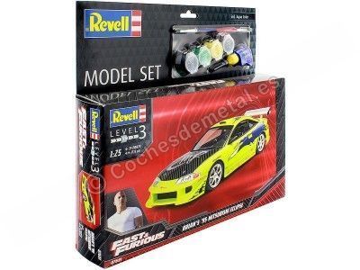 Cochesdemetal.es 1995 Mitsubishi Eclipse Brian Fast & Furious "Plastic Model Kit" 1:24 Revell 67691