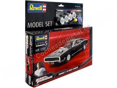 Cochesdemetal.es 1970 Dodge Charger R / T Fast & Furious 7 "Kit de modèle en plastique" 1:24 Revell 67693