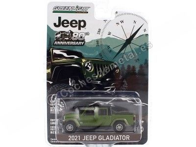 Cochesdemetal.es 2021 Jeep Gladiator "Anniversary Collection Series 13" 1:64 Greenlight 28080F 2