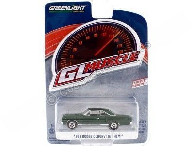 Cochesdemetal.es 1967 Dodge Coronet R / T Hemi "GL Muscle Series 25" 1:64 Greenlight 13300A 2