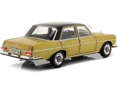 Cochesdemetal.es 1968 Mercedes-Benz 280 SE Berline W108 Dorado/Negro 1:18 Dealer Edition B66040680 2