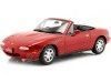 Cochesdemetal.es 1989 Mzda MX-5 Miata Eunos Roadster Rojo 1:18 Kyosho Samurai KSR18031RB