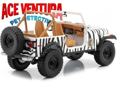 Cochesdemetal.es 1976 Jeep CJ-7 "Ace Ventura - When Nature Calls" 1:18 Greenlight 19115 2