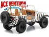 Cochesdemetal.es 1976 Jeep CJ-7 "Ace Ventura - Quand la nature appelle" 1:18 Greenlight 19115