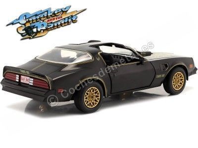 Cochesdemetal.es 1977 Pontiac Firebird Transam "Smokey & the Bandit" Negro / Oro 1:24 Greenlight 84036 2