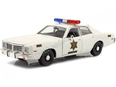 1975 Dodge Coronet "Sheriff del Condado de Hazzard" Blanco 1:24 Greenlight 84104 Cochesdemetal.es