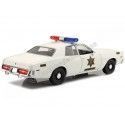 Cochesdemetal.es 1975 Dodge Coronet "Sheriff del Condado de Hazzard" Blanco 1:24 Greenlight 84104
