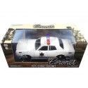 Cochesdemetal.es 1975 Dodge Coronet "Sheriff del Condado de Hazzard" Blanco 1:24 Greenlight 84104