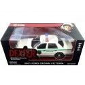 Cochesdemetal.es 2001 Ford Crown Victoria Police Interceptor "Dexter" 1:24 Greenlight 84133