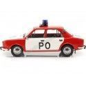 CARSDEMETAL.ES 1976 Skoda 105L "Brigade brigade" rouge / blanc 1:18 Triple-9 1800273