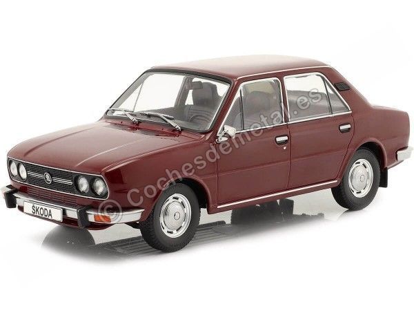 Cochesdemetal.es 1979 Skoda 120ls Rojo (Skoda Color 8165) 1:18 Triple-9 1800275