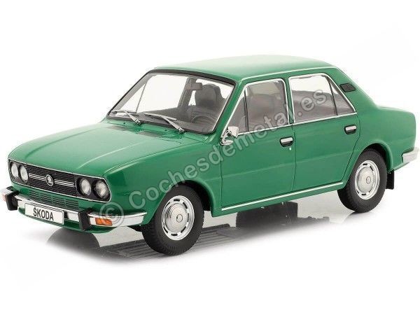 Cochesdemetal.es 1979 Skoda 120ls Verde (Skoda Color 5322) 1:18 Triple-9 1800277