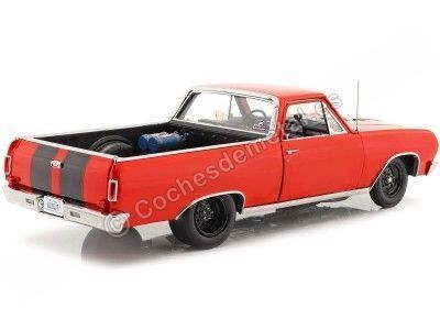 1965 Chevrolet El Camino Drag Outlaw Rojo/Negro 1:18 ACME GMP A1805411B Cochesdemetal.es 2