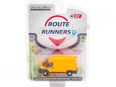 Cochesdemetal.es 2021 Furgoneta Dodge Ram Promaster 2500 Cargo "Route Runners Series 4" 1:64 Greenlight 53040F 2