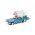 Cochesdemetal.es 1969 Wagon de la station satellite Plymouth + Tienda "The Great Outdoors Series 1" 1:64 Greenlight 38010B