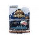 Cochesdemetal.es 1969 Plymouth Satellite Station Wagon + Tienda "The Great Outdoors Series 1" 1:64 Greenlight 38010B