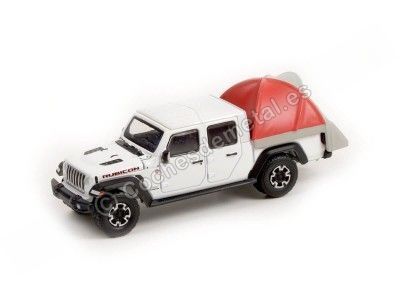 Cochesdemetal.es 2020 Jeep Gladiator + Carpa Moderna "The Great Outdoors Series 1" 1:64 Greenlight 38010D