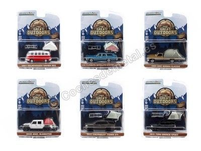 Lote de 6 Modelos "The Great Outdoors Series 1" 1:64 Greenlight 38010 Cochesdemetal.es 2