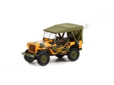 1943 Jeep Willys MB Jeep U.S. Army Follow Me Jeep "Battalion 64 Series 1" 1:64 Greenlight 61010D Cochesdemetal.es