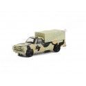 Cochesdemetal.es 1984 Chevrolet M1008 Camouflage CUCV avec couverture de cargaison "Battalion 64 Série 1" 1:64 Greenlight 61010E