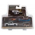 Cochesdemetal.es 2019 Nissan Titan XD Pro-4X + Remolque de Canoa y Kayac "Hitch & Tow Series 23" 1:64 Greenlight 32230A