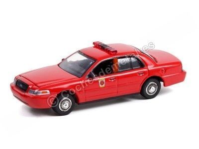 Cochesdememetal.es 2001 Ford Crown Victoria Interceptor Bomberos Baltimore "Série d'incendie et de sauvetage 2" 1:64 Greenlight