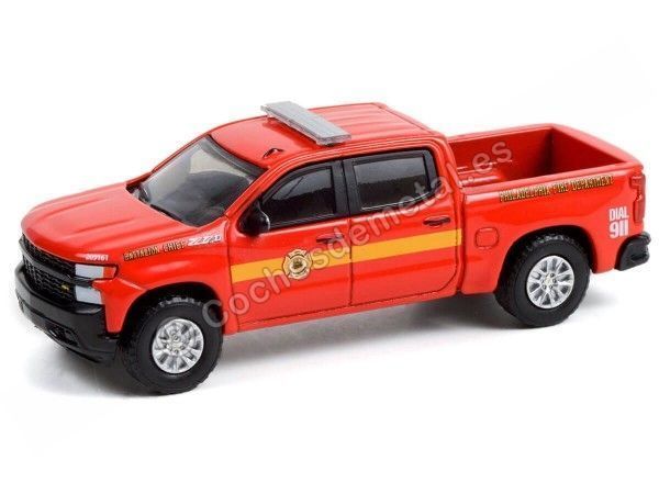 Cochesdemetal.es 2020 Chevrolet Silverado Z71 Bomberos Philadelphia "Fire & Rescue Series 2" 1:64 Greenlight 67020f