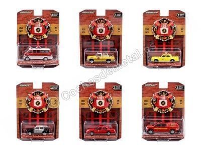 Lote de 6 Modelos "Fire & Rescue Series 2" 1:64 Greenlight 67020 Cochesdemetal.es 2
