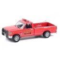 Cochesdememetal.es 1992 Ford F-350 Camique de camionnette Bomberos de Massachusetts "Series Fire & Rescue 1" 1:64 Greenlight