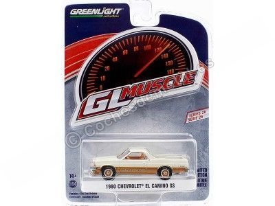 Cochesdemetal.es 1980 Chevrolet El Camino SS "GL Muscle Series 26" 1:64 Greenlight 13310c 2